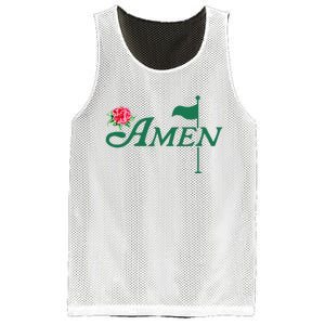 Amen Azalea Golf Masters Floral Golfing Enthusiast Mesh Reversible Basketball Jersey Tank