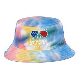 All American Grandma 4th Of July Family Matching Sunglasses Mothers Day Tie Dye Newport Bucket Hat