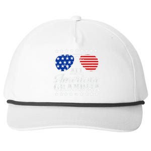 All American Grandma 4th Of July Family Matching Sunglasses Mothers Day Snapback Five-Panel Rope Hat