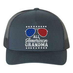 All American Grandma 4th Of July Family Matching Sunglasses Mothers Day Yupoong Adult 5-Panel Trucker Hat