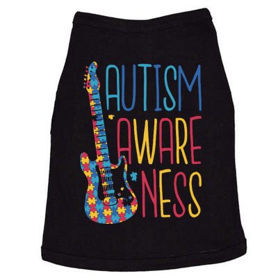 Autism Awareness Guitar Doggie Tank