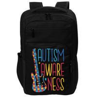 Autism Awareness Guitar Impact Tech Backpack