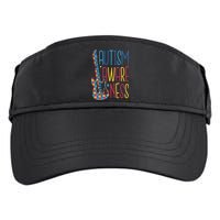 Autism Awareness Guitar Adult Drive Performance Visor