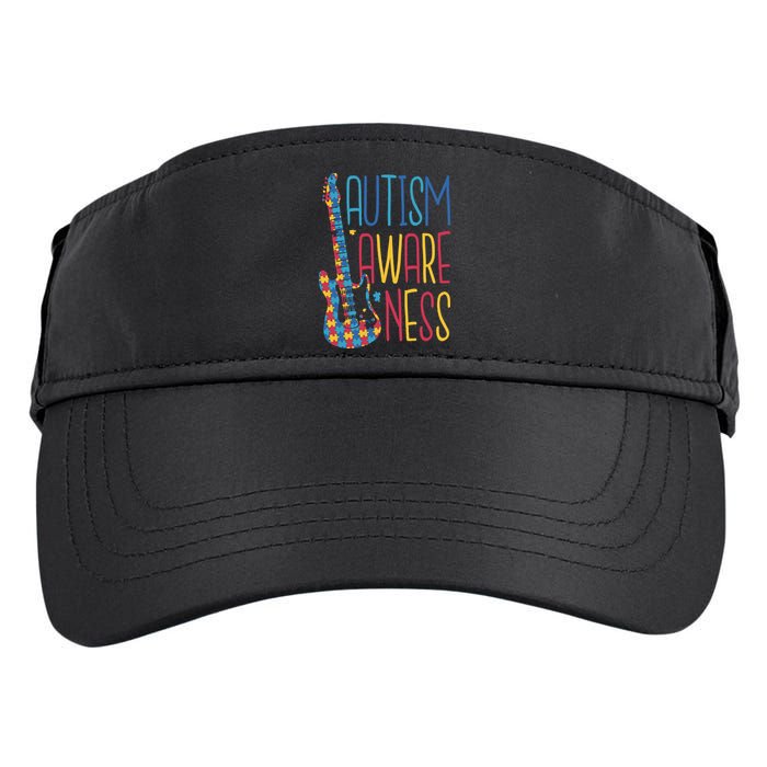 Autism Awareness Guitar Adult Drive Performance Visor