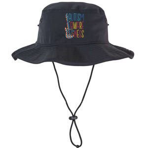 Autism Awareness Guitar Legacy Cool Fit Booney Bucket Hat