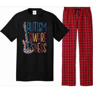 Autism Awareness Guitar Pajama Set