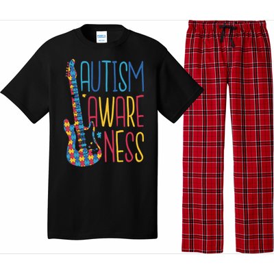 Autism Awareness Guitar Pajama Set