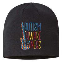 Autism Awareness Guitar Sustainable Beanie