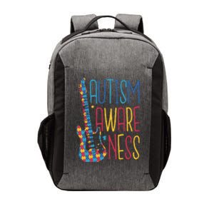 Autism Awareness Guitar Vector Backpack