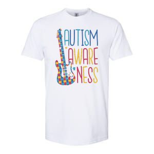 Autism Awareness Guitar Softstyle CVC T-Shirt