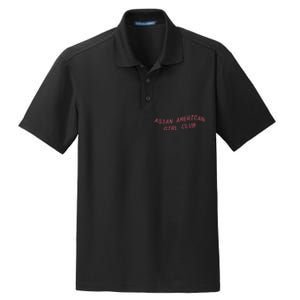 Asian American Girl Club Dry Zone Grid Polo