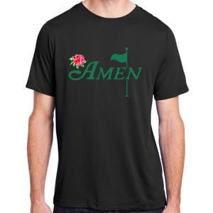 Amen Azalea Golf Masters Floral Golfing Enthusiast Adult ChromaSoft Performance T-Shirt