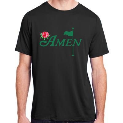 Amen Azalea Golf Masters Floral Golfing Enthusiast Adult ChromaSoft Performance T-Shirt