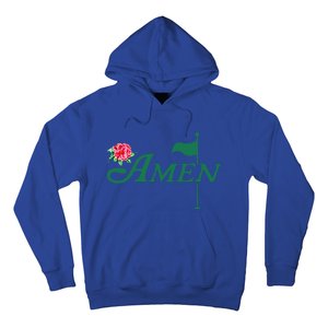 Amen Azalea Golf Masters Floral Golfing Enthusiast Hoodie