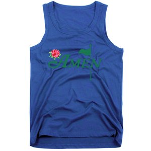 Amen Azalea Golf Masters Floral Golfing Enthusiast Tank Top