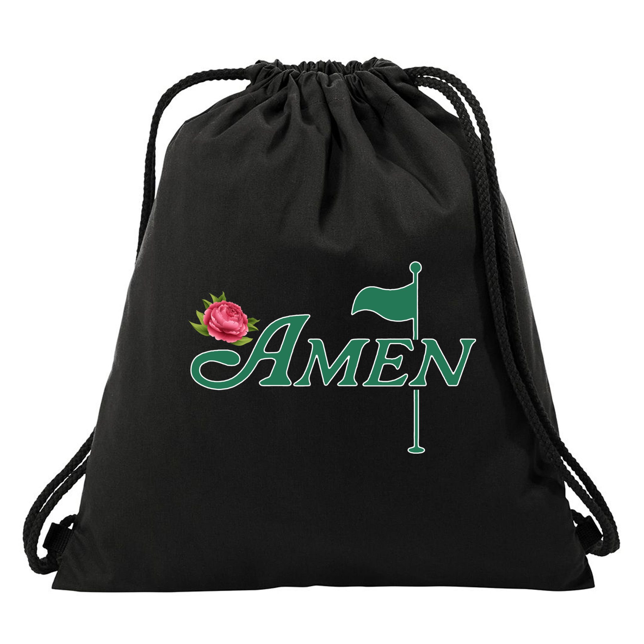 Amen Azalea Golf Masters Drawstring Bag