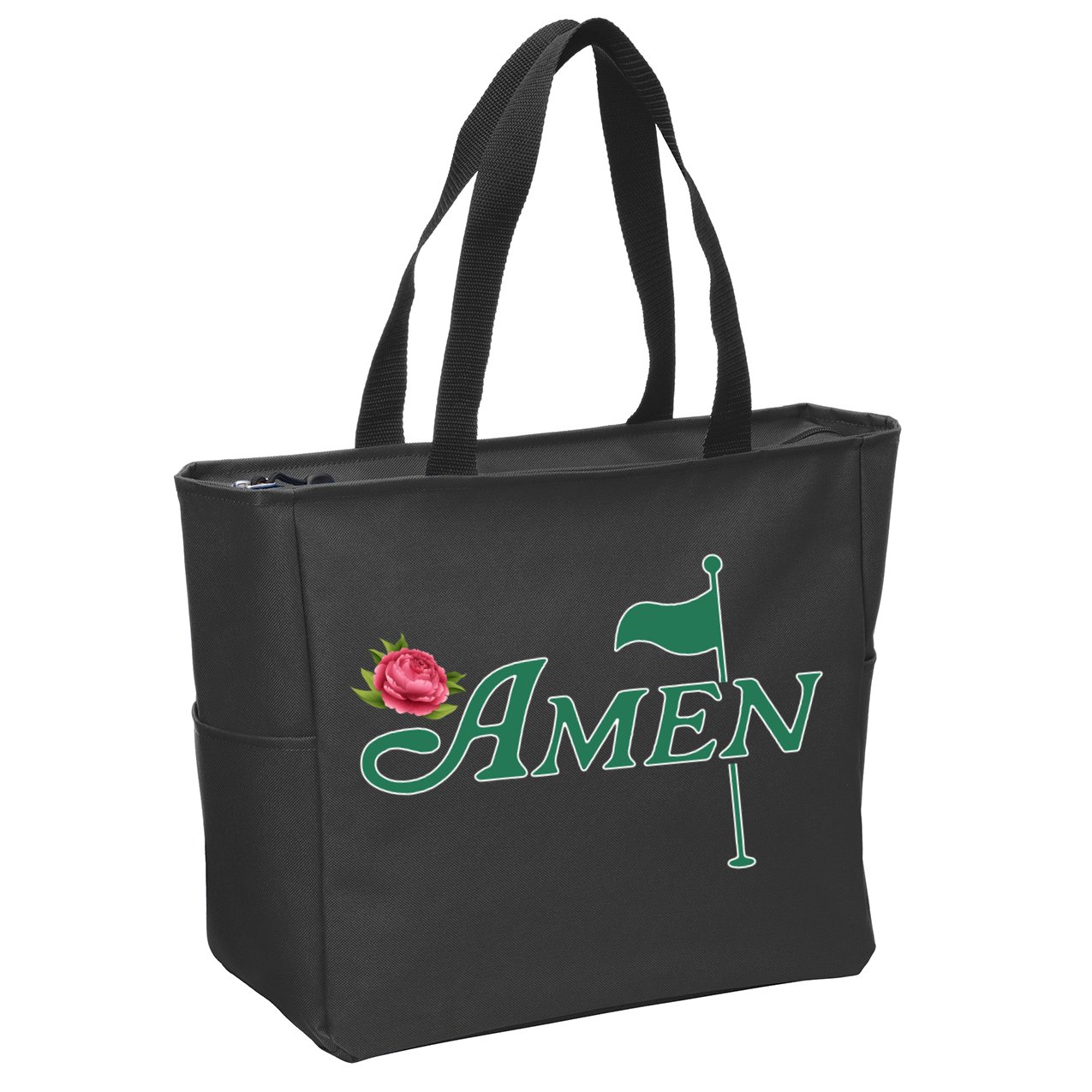 Amen Azalea Golf Masters Zip Tote Bag