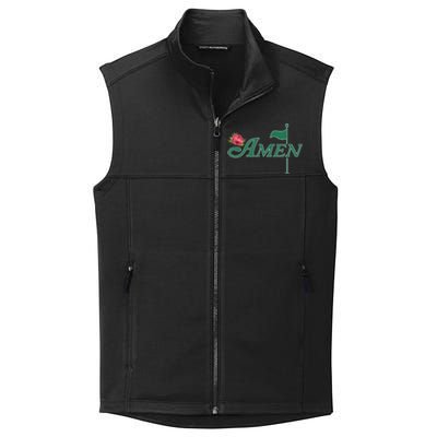 Amen Azalea Golf Masters Collective Smooth Fleece Vest