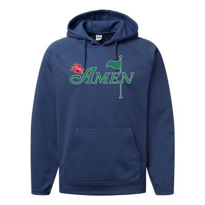 Amen Azalea Golf Masters Performance Fleece Hoodie