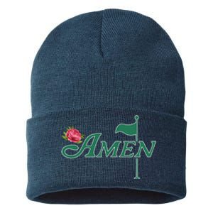 Amen Azalea Golf Masters Sustainable Knit Beanie