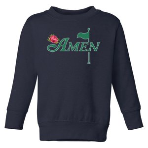 Amen Azalea Golf Masters Toddler Sweatshirt