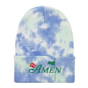 Amen Azalea Golf Masters Tie Dye 12in Knit Beanie