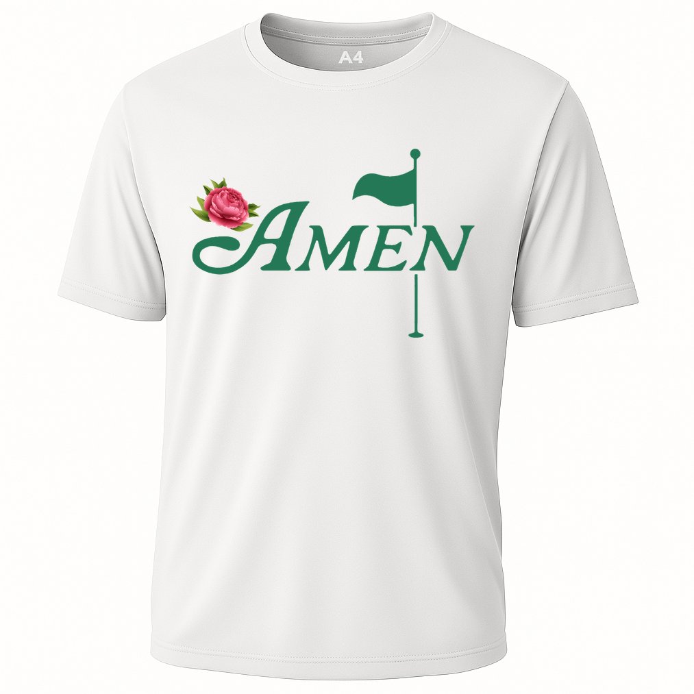 Amen Azalea Golf Masters Cooling Performance Crew T-Shirt