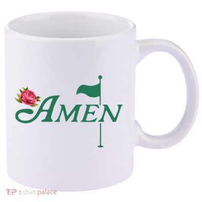 Amen Azalea Golf Masters 11oz C Handle Ceramic Mug