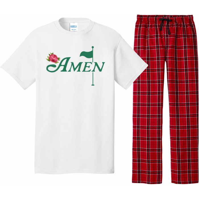 Amen Azalea Golf Masters Pajama Set