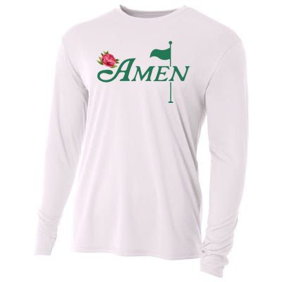 Amen Azalea Golf Masters Cooling Performance Long Sleeve Crew