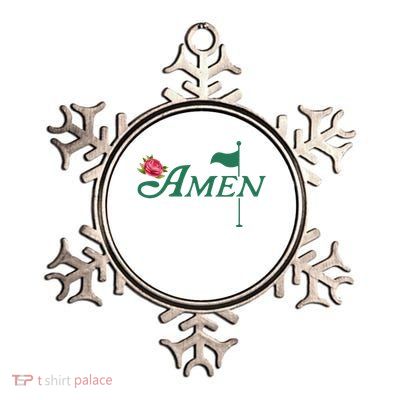 Amen Azalea Golf Masters Metallic Star Ornament