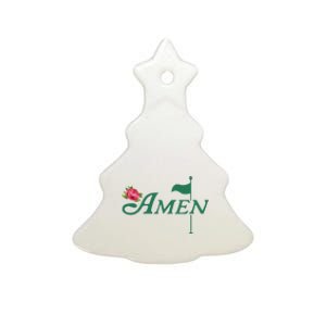 Amen Azalea Golf Masters Ceramic Tree Ornament