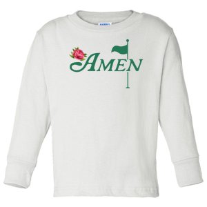 Amen Azalea Golf Masters Toddler Long Sleeve Shirt