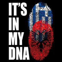 Albanian And Greek Mix Dna Flag Heritage Hoodie