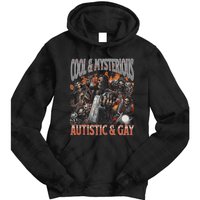 Autistic And Gay Funny Hard Skeleton Meme Graphic Bootleg Tie Dye Hoodie