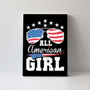 All American Girl 4th Of July Matching Family Canvas