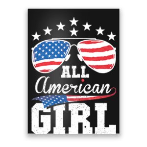 All American Girl 4th Of July Matching Family Poster