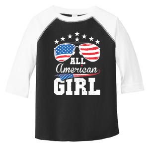 All American Girl 4th Of July Matching Family Toddler Fine Jersey T-Shirt