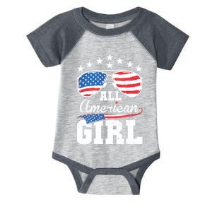 All American Girl 4th Of July Matching Family Infant Baby Jersey Bodysuit