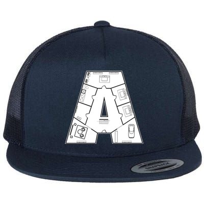 Architect Architecture House Building Gift Meaningful Gift Construction Gift Flat Bill Trucker Hat