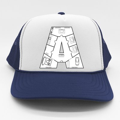 Architect Architecture House Building Gift Meaningful Gift Construction Gift Trucker Hat