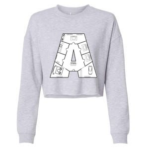 Architect Architecture House Building Gift Meaningful Gift Construction Gift Cropped Pullover Crew