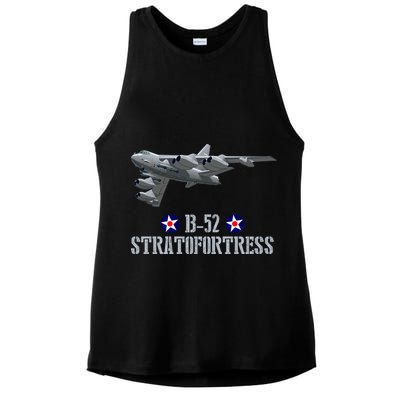 American Aircraft Heavy Bomber B-52 Air Force Ladies PosiCharge Tri-Blend Wicking Tank