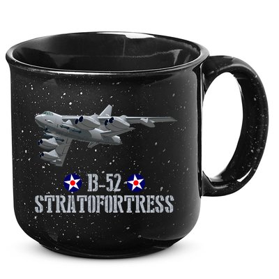 American Aircraft Heavy Bomber B-52 Air Force 15oz Campfire Ceramic Mug