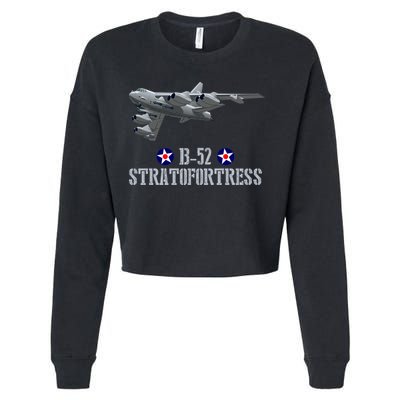 American Aircraft Heavy Bomber B-52 Air Force Cropped Pullover Crew