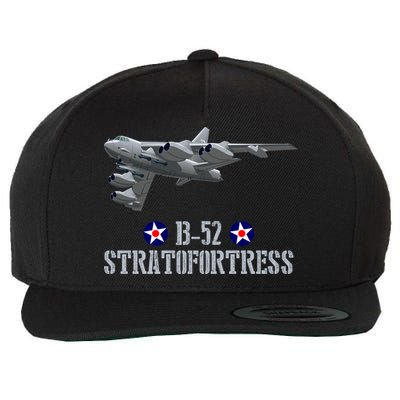 American Aircraft Heavy Bomber B-52 Air Force Wool Snapback Cap