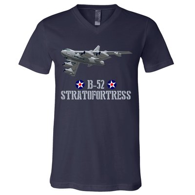 American Aircraft Heavy Bomber B-52 Air Force V-Neck T-Shirt