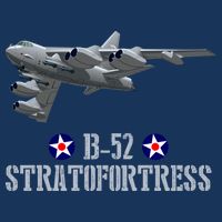 American Aircraft Heavy Bomber B-52 Air Force Button