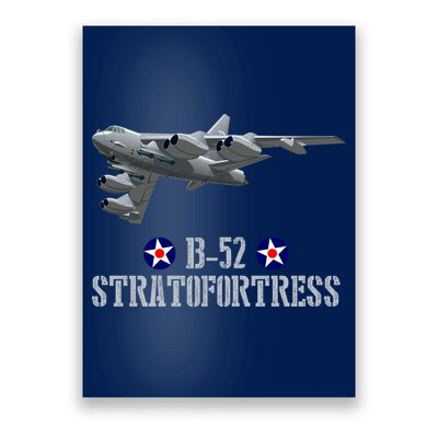 American Aircraft Heavy Bomber B-52 Air Force Poster