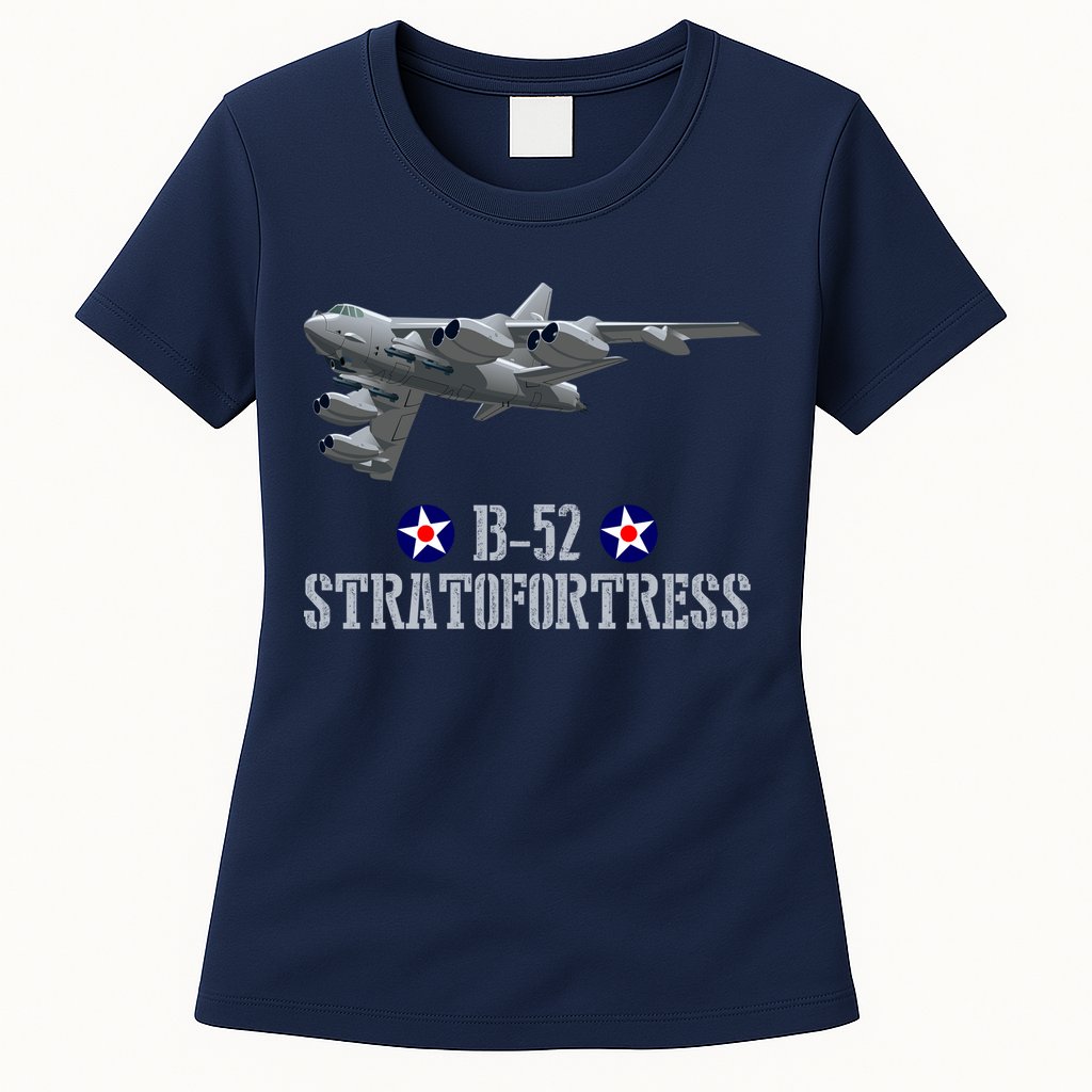 American Aircraft Heavy Bomber B-52 Air Force Womens T-Shirt